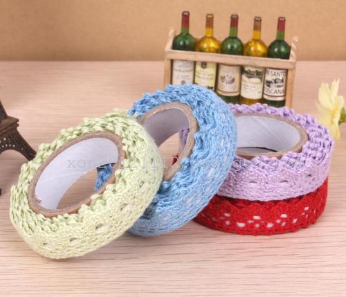 Special Offer New Knitted Solid Color Lace Ribbon Decorative Album Lace Tape Professional Wholesale 