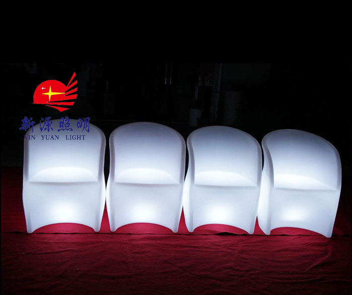 Plastic luminous furniture, rechargeable furniture, best-selling luminous furniture at the exhibition, LED luminous chairs for bars pic 8