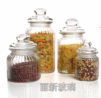 玻璃密封罐玻璃储物罐玻璃密封瓶 玻璃调料瓶