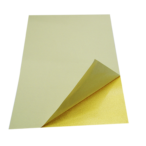 Medal Paper Trophy Paper Name Tag Paper Special Gold Foil Paper Gold and Silver Double-Sided Adhesive Gold & Silver Foil Paper Adhesive