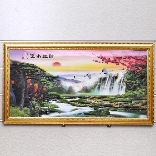 Wholesale 3D Stereograph Make a Fortune as Endless as Flowing Water Stereograph Welcome Pine Stereograph Decorative Painting