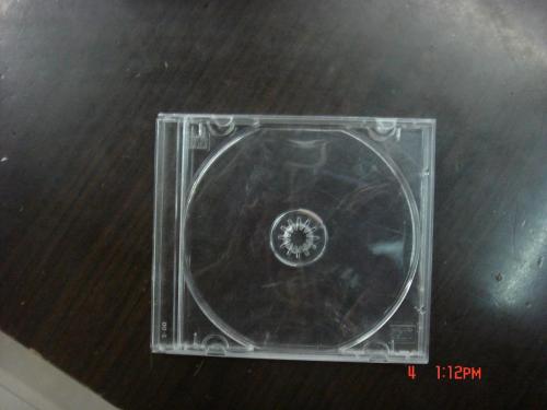 Factory Direct Sales 10mm Fully Transparent PS CD Box Foreign Trade CD Box