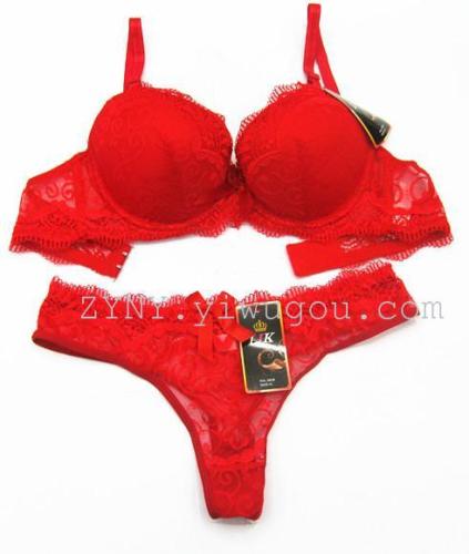 factory direct sales foreign trade suit spot lace thin bra underwear 2018