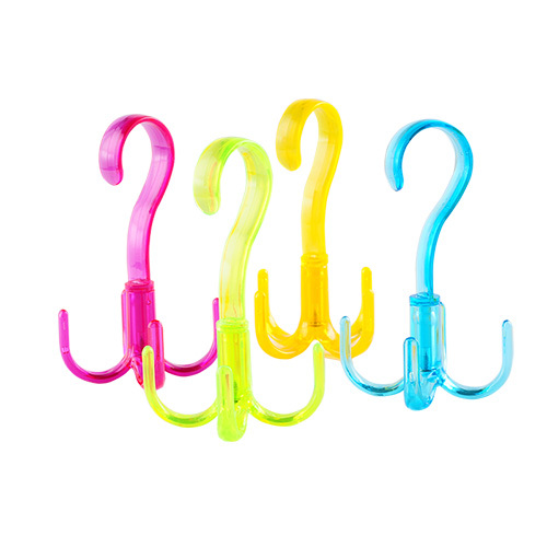 rotatable four-claw hook nordic simple scarf rack plastic scarf hanger