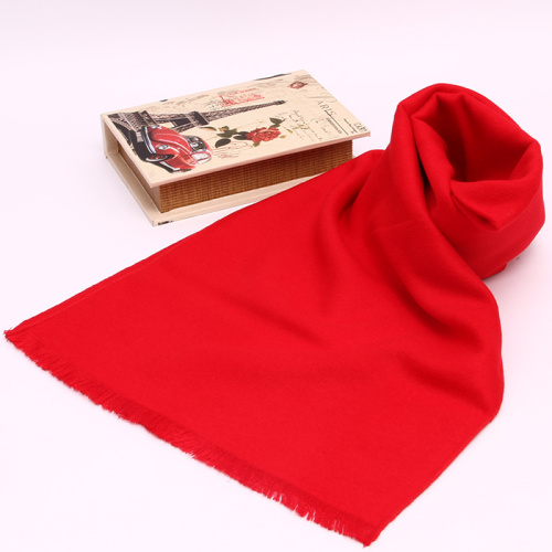 unit gift office annual meeting company activity red mulberry silk scarf scarf for men and women