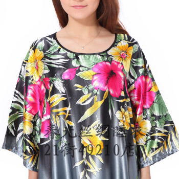 外贸新品仿真丝睡衣睡裙高端欧洲宫廷风加大睡