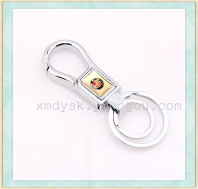 Xinmei reached double-ring Keychain 831 car Keychain alloy key chain
