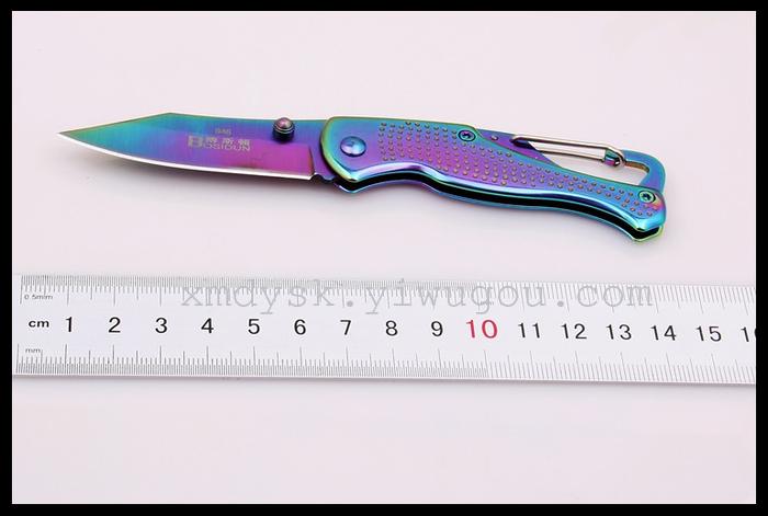New folding knife, outdoor survival multi-functional knife, self-defense knife, portable mini military knife, genuine product pic 5