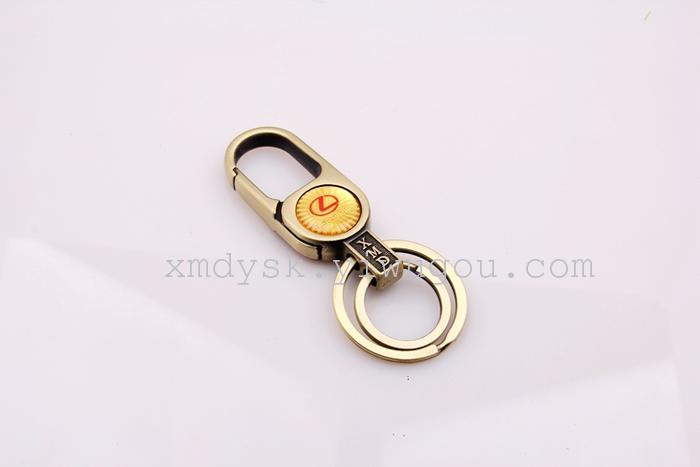 Direct sales from the manufacturer of high-quality XMD835 large bronze metal keychains pic 9