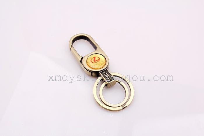 Direct sales from the manufacturer of high-quality XMD835 large bronze metal keychains pic 8