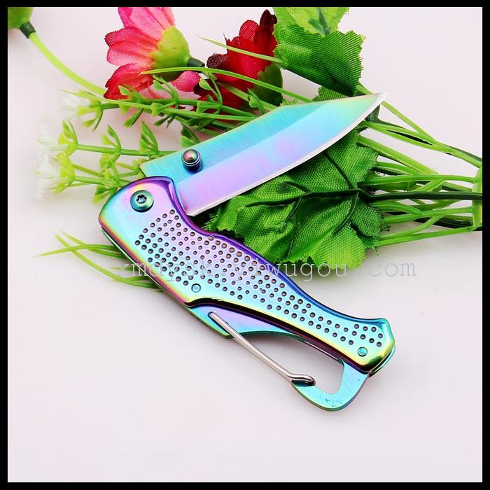New folding knife, outdoor survival multi-functional knife, self-defense knife, portable mini military knife, genuine product pic 6