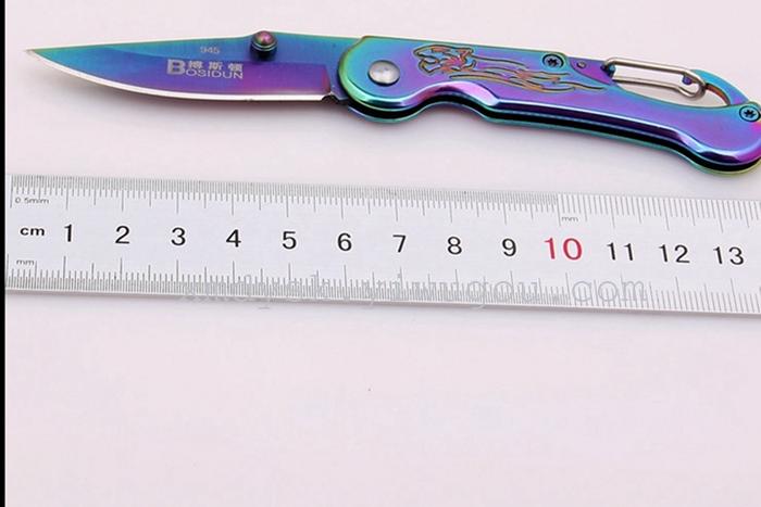 Boston outdoor self-defense folding knife, wilderness survival tool knife, portable small knife pic 10