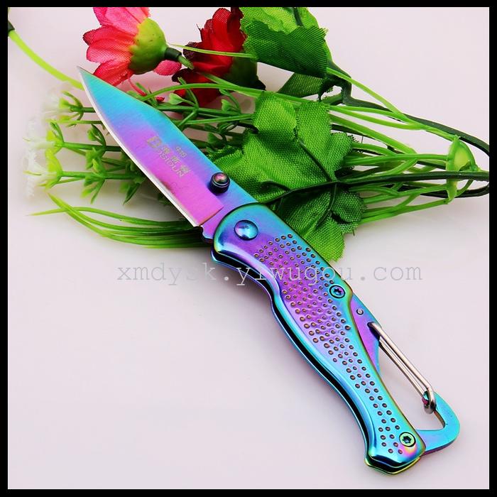 New folding knife, outdoor survival multi-functional knife, self-defense knife, portable mini military knife, genuine product pic 3