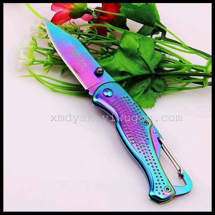 New folding knife, outdoor survival multi-functional knife, self-defense knife, portable mini military knife, genuine product pic 4