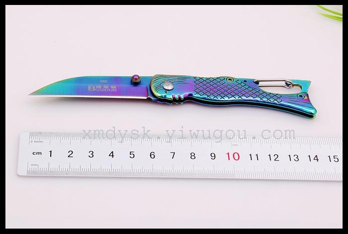Outdoor knives, self-defense knives, mini multi-functional knives, field knives, folding knives, mini military knives pic 2