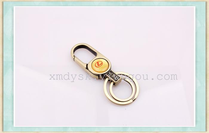 Direct sales from the manufacturer of high-quality XMD835 large bronze metal keychains pic 7