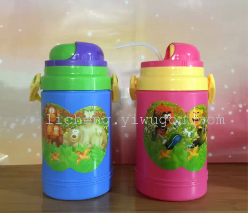 children‘s water bottle children‘s water suction cup cartoon cup