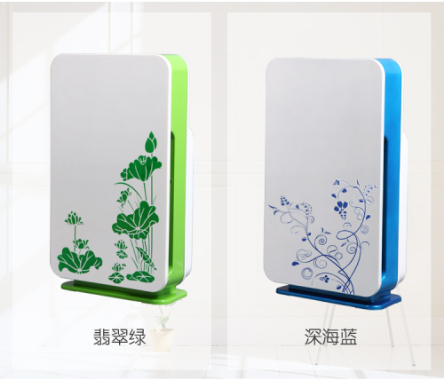 anti-fog and haze household air purifier large air volume seven heavy filtration mute intelligent air purifier printing design