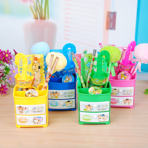Stationery Set Kindergarten Children‘s Birthday Gifts Children‘s Gift Pen Holder Stationery Set Wholesale