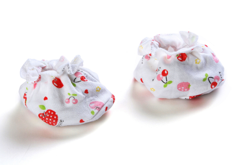 newborn printed baby gauze foot cover foot protection cover mother and child supplies