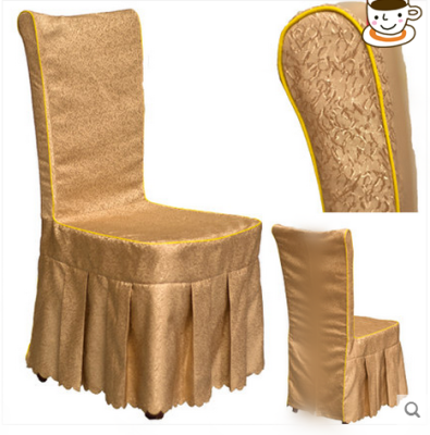 Luxury hotel supplies a variety of customized Luxury Jacquard chair covers tablecloth
