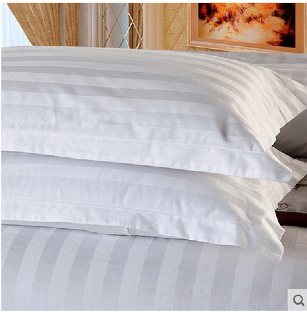 奢凡酒店用品床上用品四件套40支旅馆布草医院全棉被套床单枕套