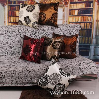 Supply Simple Flocking Cushion Covers The Feather Pillow With