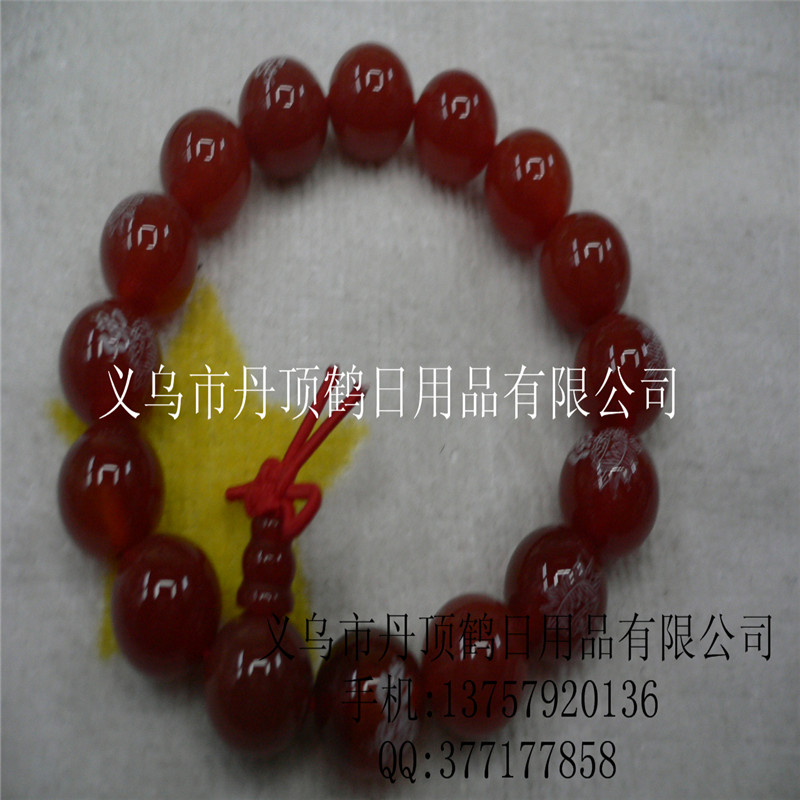 供应玛瑙手链 水晶 玉石 石榴石手链 饰品批发