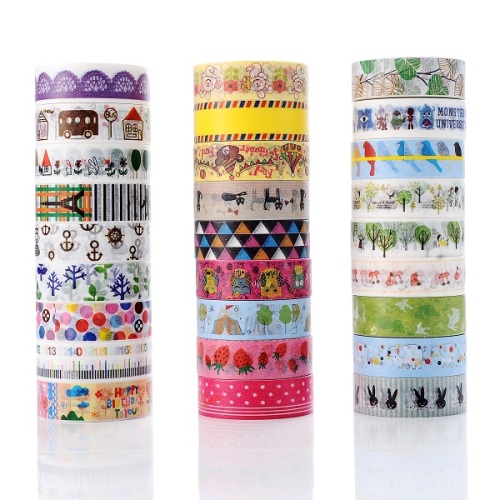 Manufacturers Export Japanese and Korean Washi DIY and Paper Adhesive Tape in Stock Wholesale 32 Models