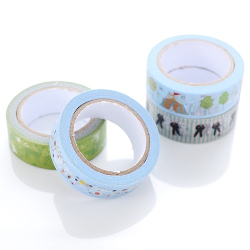 factory direct korean stationery small tape cartoon tape a variety of supply color tape
