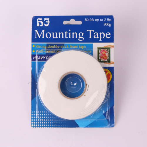 Single Sponge Double-Sided Tape Foam Double-Sided Adhesive Tape White Double-Sided Tape