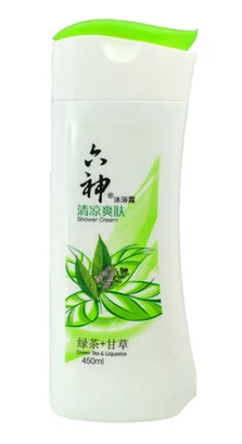 liushen cool and refreshing shower gel （450ml） summer essential moisturizing shower gel