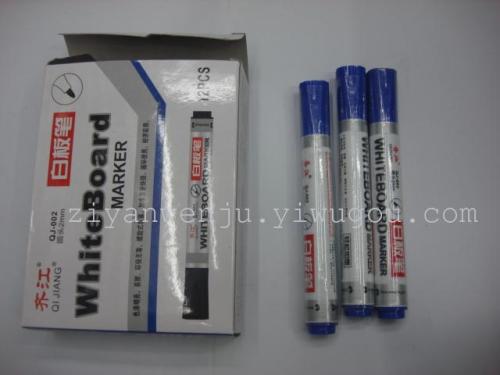red blue black whiteboard pen qijiang 002 whiteboard pen single head whiteboard pen office stationery