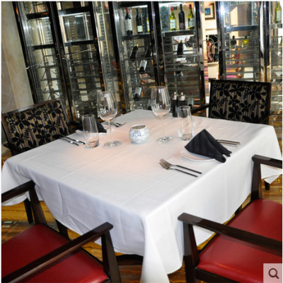 Luxury hotel supplies continental solid color tablecloth tablecloth-grade cotton hotel restaurant tablecloths