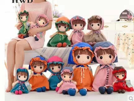 豪伟达童话版菲儿 女孩儿娃娃 热销HWD毛绒玩具