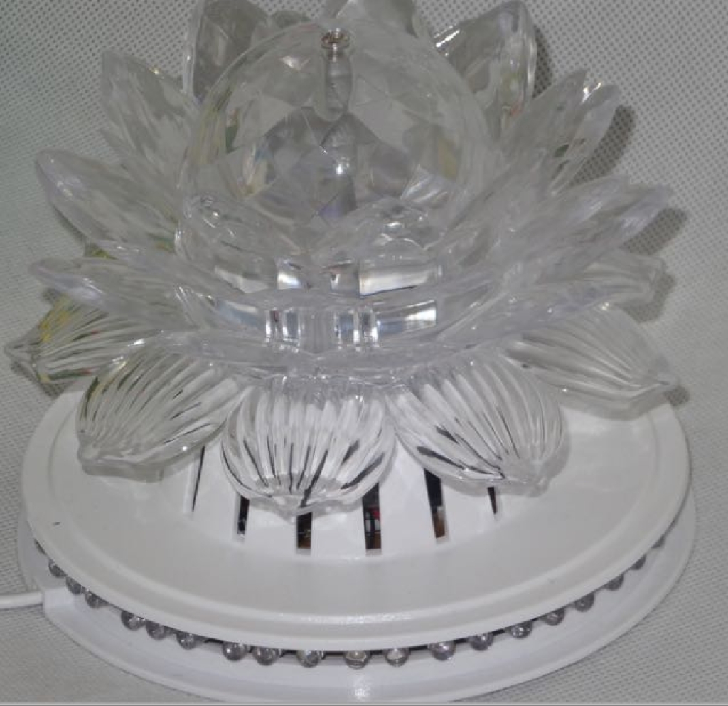 LED小太阳加水晶莲花灯    莲花飞碟灯