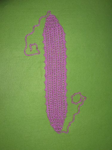 crochet boutique hair band