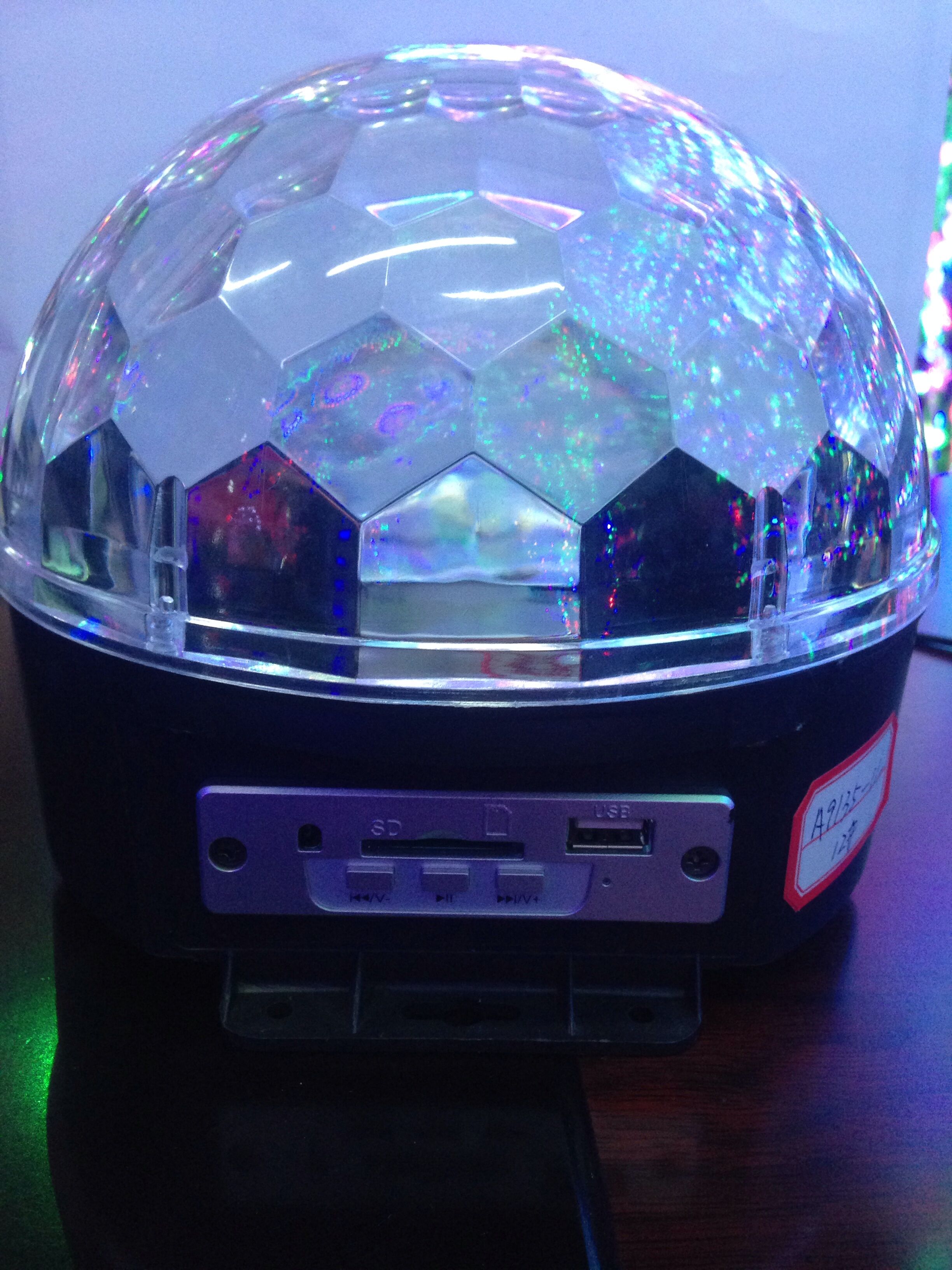 LED MP3水晶魔幻球  七彩魔球舞台灯