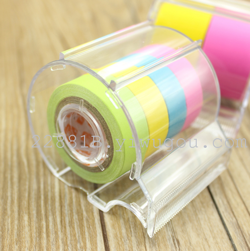 Fluorescent Tape Fancy Paper Adhesive Tape DIY Adhesive Tape Paper Tape
