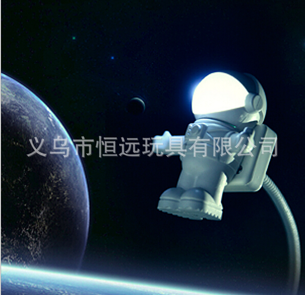 usb太空人台灯宇航员小夜灯 usb台灯 创意LED学生台灯