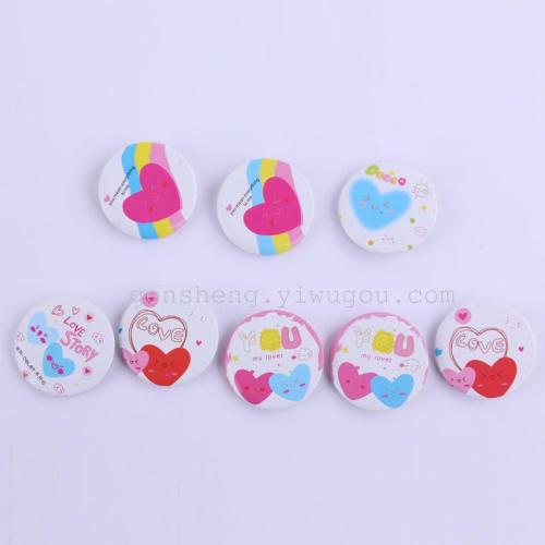 heart-shaped brooch badge jewelry accessories couple cute love badge