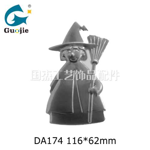 stamping parts halloween christmas scarecrow accessories series accessories snowman witch old head wholesale