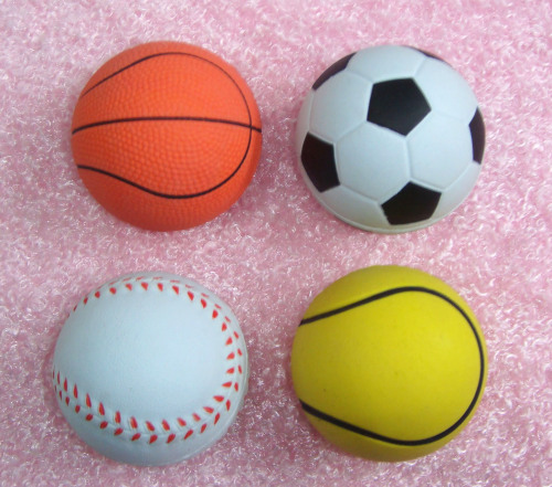 Rubber Ball， Pu Football， Pu Basketball， Rubber Toy Ball Gift Advertising Pet Toys