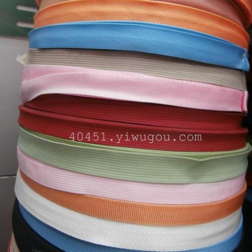 herringbone pattern colorful ribbon strip line multicolor optional polypropylene fiber belt