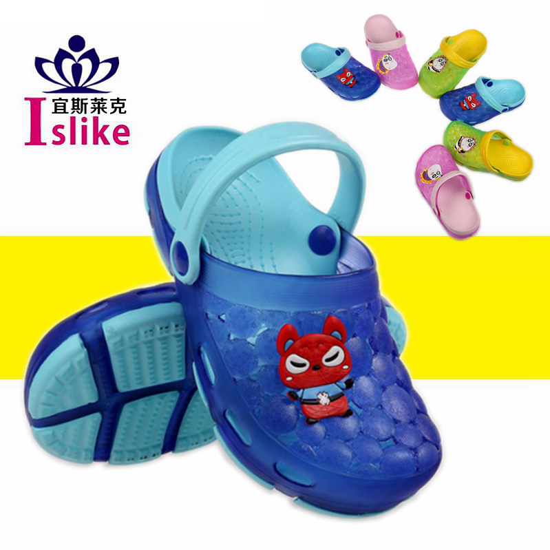 宜斯莱克正版洞洞花园童鞋 宝宝凉拖鞋  批发卡通儿童沙滩鞋
