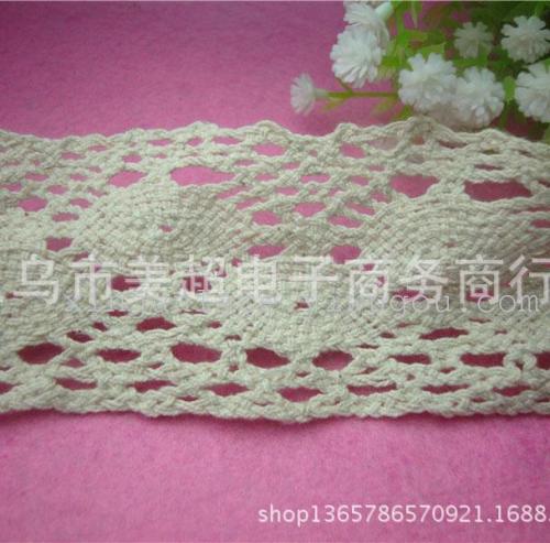 single-side curtain of cotton thread single side wide lace 5.5cm