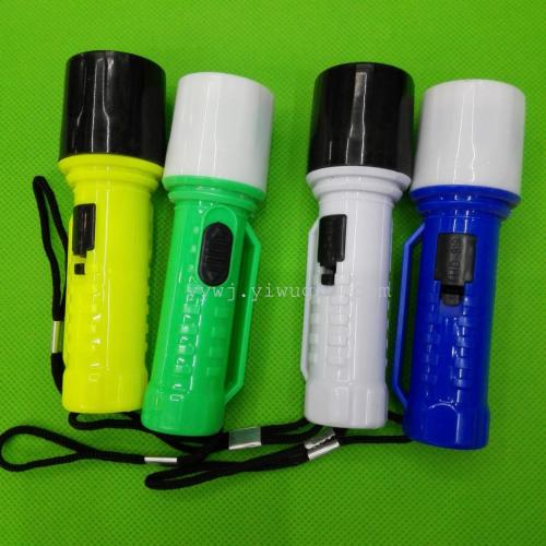 supply mini led small flashlight plastic electronic small flashlight children‘s toy plastic small flashlight