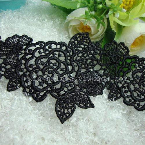 bilateral polyester embroidery water soluble lace diy clothing accessories factory direct sales