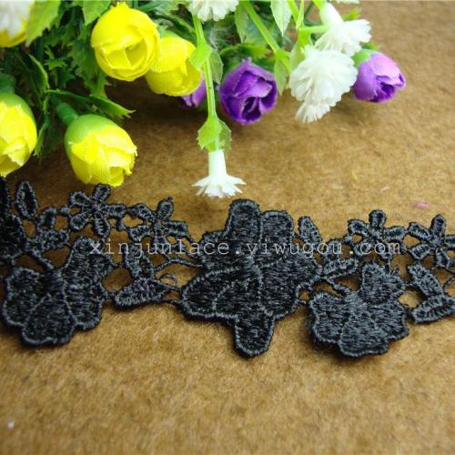 water-soluble embroidery polyester lace lace factory direct sales 2.3cm