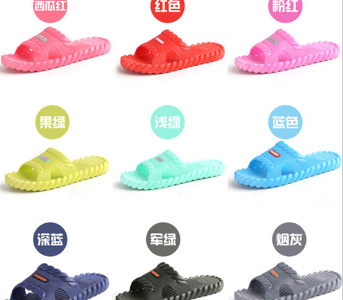 factory direct sales slippers couple slippers men and women popular one-word slippers